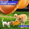 TANOFALO Dog Flying Disc TPR Soft Rubber Floating Water Toy-2