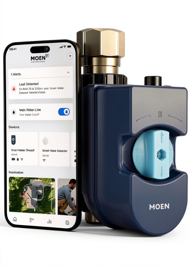 Moen Smart Water Shutoff Valve Leak Detection Automatic-0