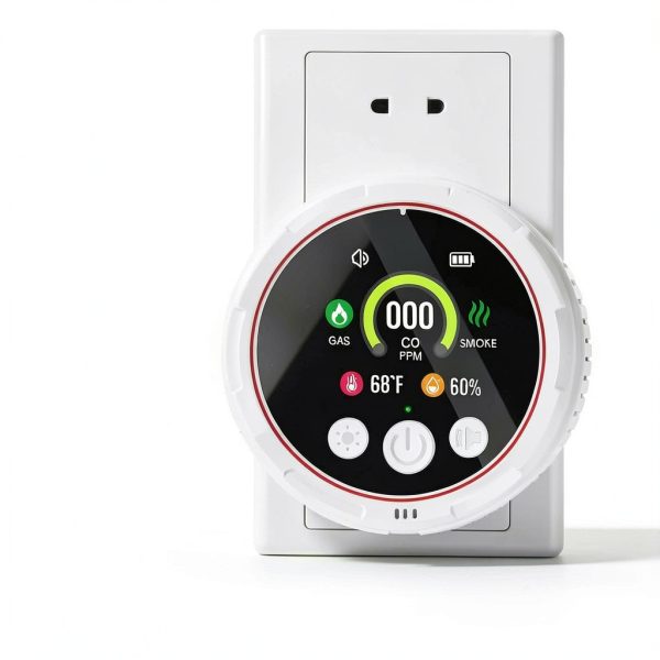 Gutong 5 in 1 Smart Detector Smoke CO Gas Home Safety-4