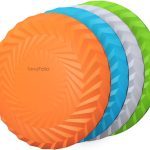 TANOFALO Dog Flying Disc TPR Soft Rubber Floating Water Toy-0