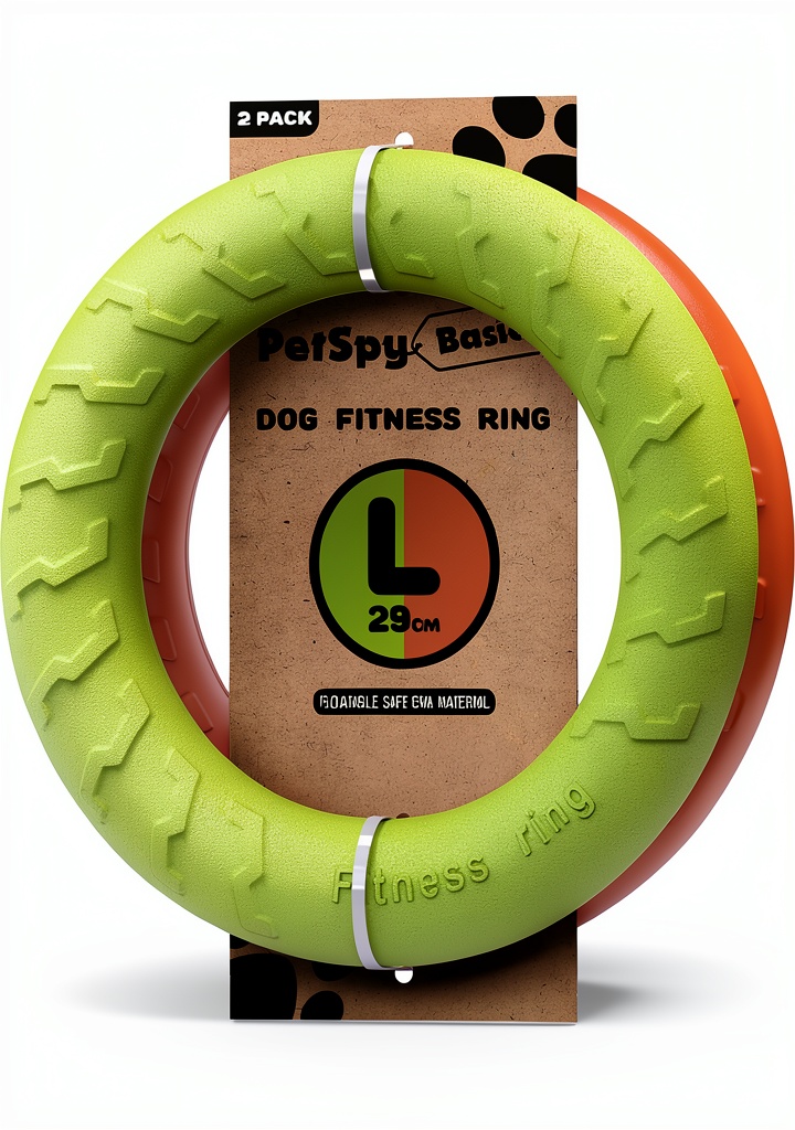 PetSpy Dog Training Ring in use during outdoor play