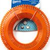 Petmate Rugged Flyer Dog Frisbee Tough Floating Fetch Toy-1