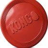Kong Rubber Flyer Large Dog Flying Discs Red 2 Pack-3