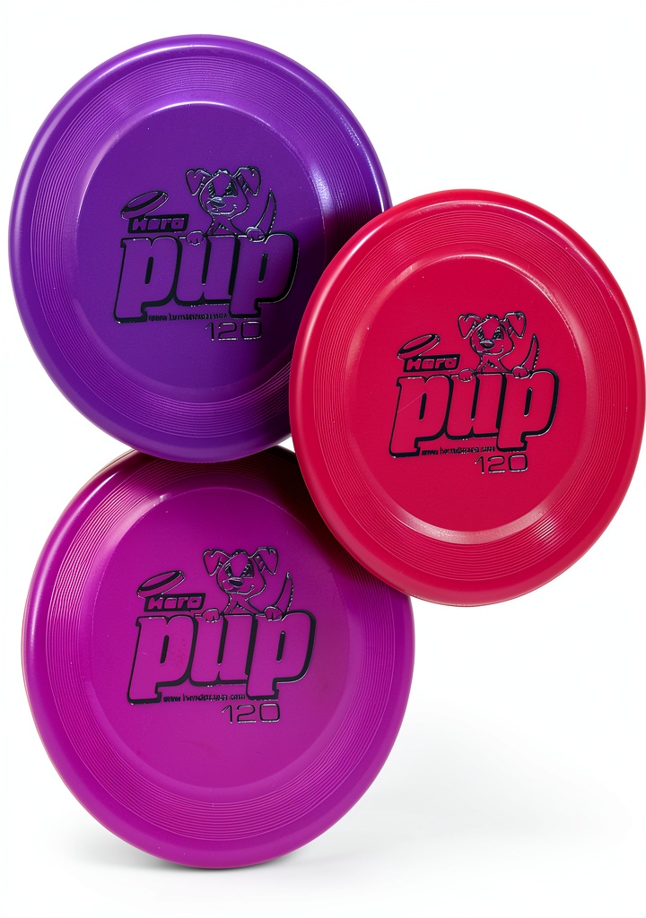 Hero Pup 120 mini disc in action during a fetch game