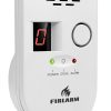Firlarm Gas Detector Modern White Home Safety Alarm-0