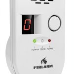 Firlarm Gas Detector Modern White Home Safety Alarm-0