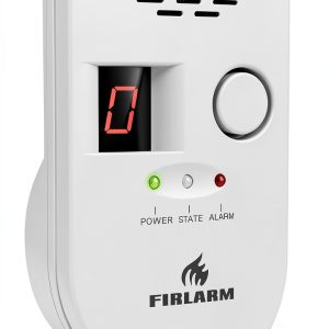 Firlarm Gas Detector Modern White Home Safety Alarm-0