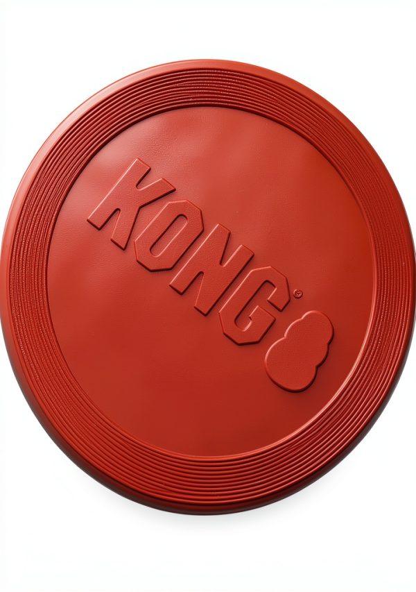 Kong Rubber Flyer Large Dog Flying Discs Red 2 Pack-4