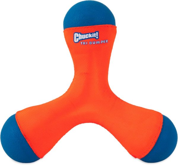 Petmate Chuck It Tri Bumper Dog Toy Floating Fetch-0