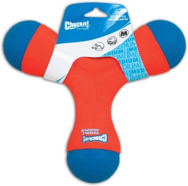 Petmate Chuck It Tri Bumper Dog Toy Floating Fetch-2