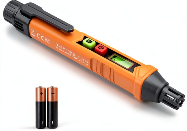 TopTes Gas Leak Detector Portable Methane Propane Alarm-0