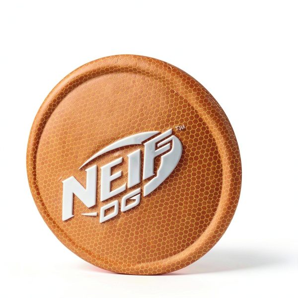 Nerf Nylon Flyer Dog Toy Gramercy Orange Disc-1