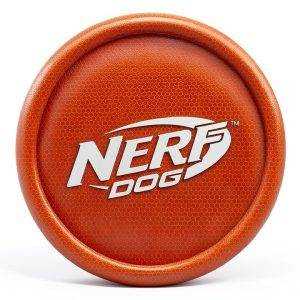 Nerf Nylon Flyer Dog Toy Gramercy Orange Disc-0