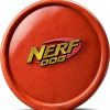 Nerf Dog Nylon Flyer 9in Orange Red Visibility-6