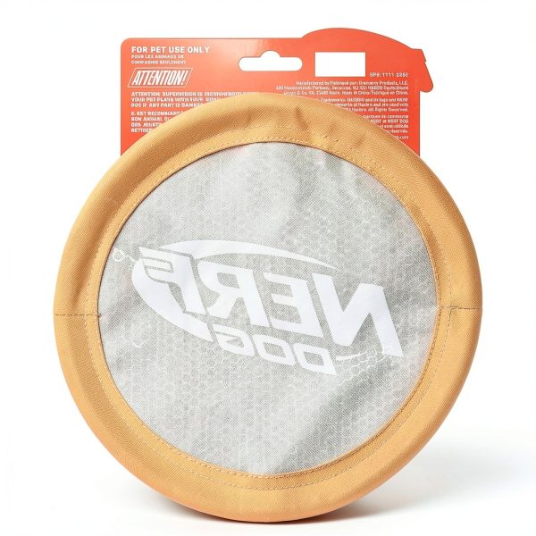 Nerf Nylon Flyer Dog Toy Gramercy Orange Disc-7