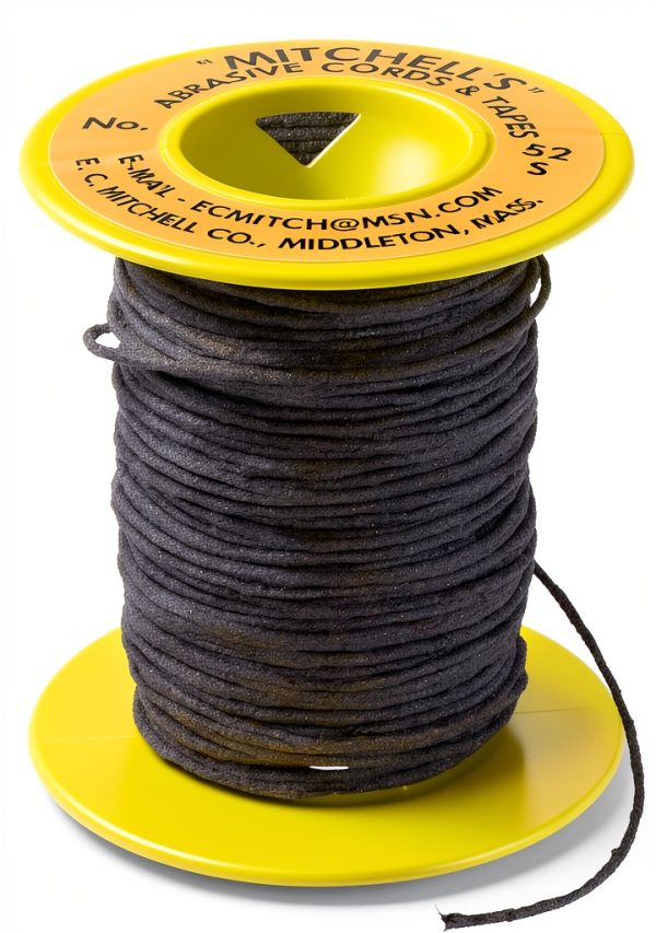 Mitchell Abrasives 52S-25 52‑S Abrasive Cord 150 Grit 0.055" x 25 ft-0