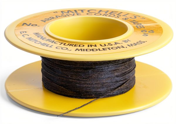 Mitchell Abrasives 66-S Round Abrasive Cord, Silicon Carbide 280 Grit .012" Diameter x 50 Feet-0