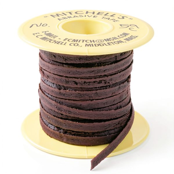 Mitchells Abrasive Flat Crocus Tape #59-C 1/4" Wide x 50 Ft-0