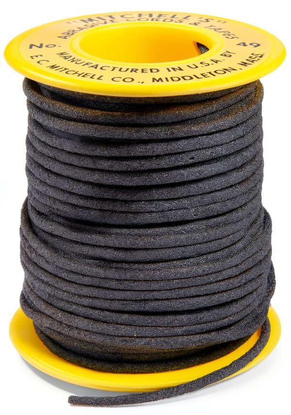 Mitchell Abrasives - 49A-25 49 Round Abrasive Cord, Aluminum Oxide 120 Grit .082" Diameter x 25 Feet-0