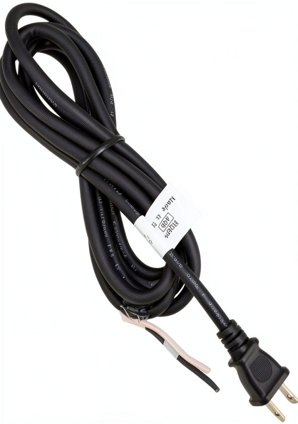 HQRP AC Power Cord 8ft for DeWalt Random Orbit Palm Sanders-0