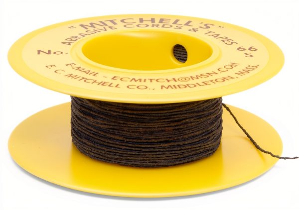 Mitchell Abrasives - 66S-25 66-S Round Abrasive Cord, Silicon Carbide 280 Grit .012" Diameter x 25 Feet-0